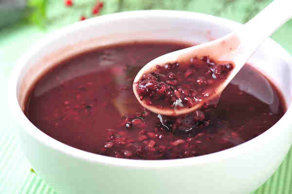 專屬冬季的四色養生粥 紅色粥