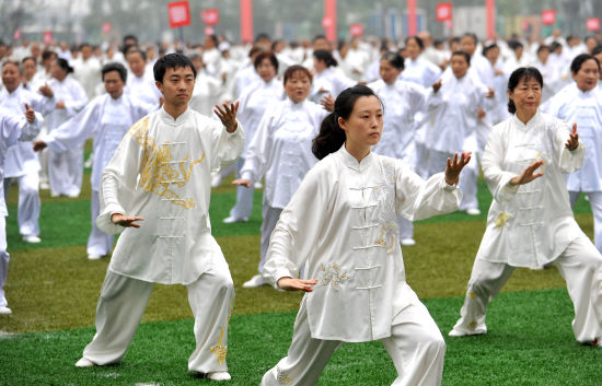 太極拳競賽套路與傳統太極拳的區別