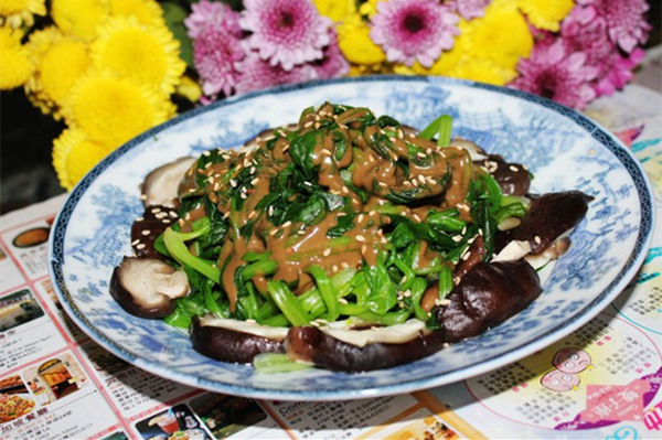 香菇莧菜
