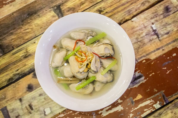 韭菜生蠔湯