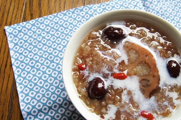 三紅補血益顏粥