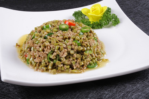 肉末豇豆