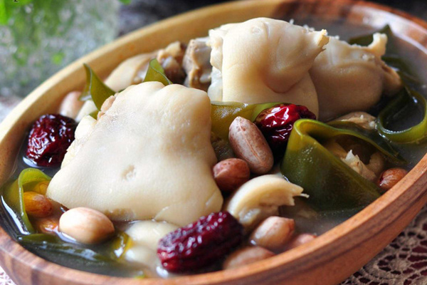 月子湯_生化湯_催乳湯怎麼做 豬蹄花生湯